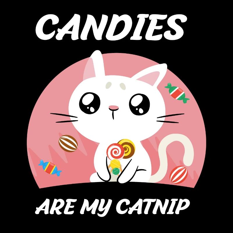 Chat - Les bonbons sont mon herbe à chat