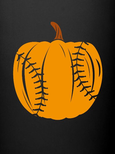 Halloween Baseball Pumpkin