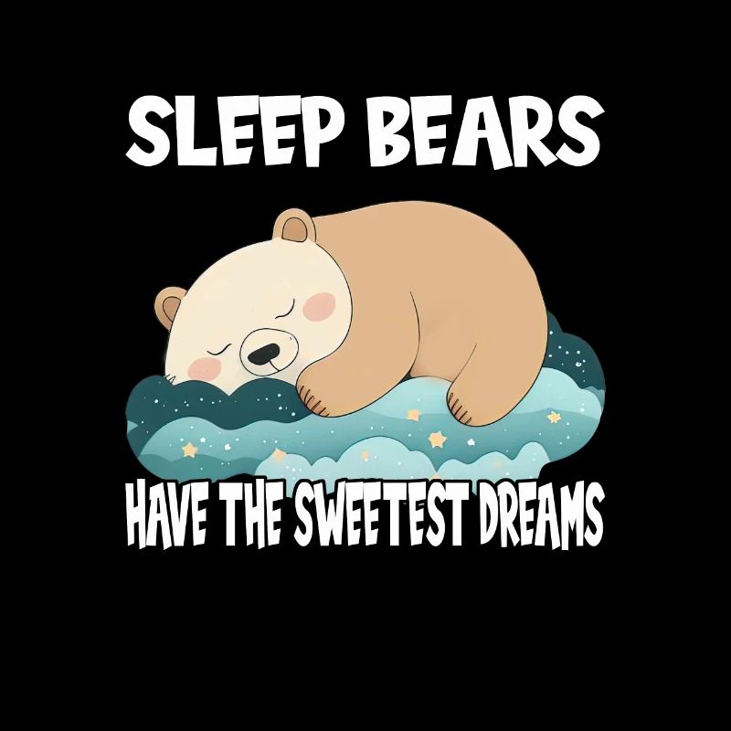 L’ours mignon hiberne
