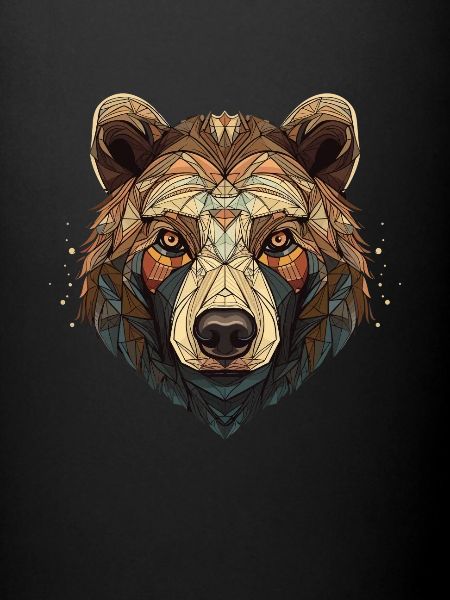 Polygon Brown Bear