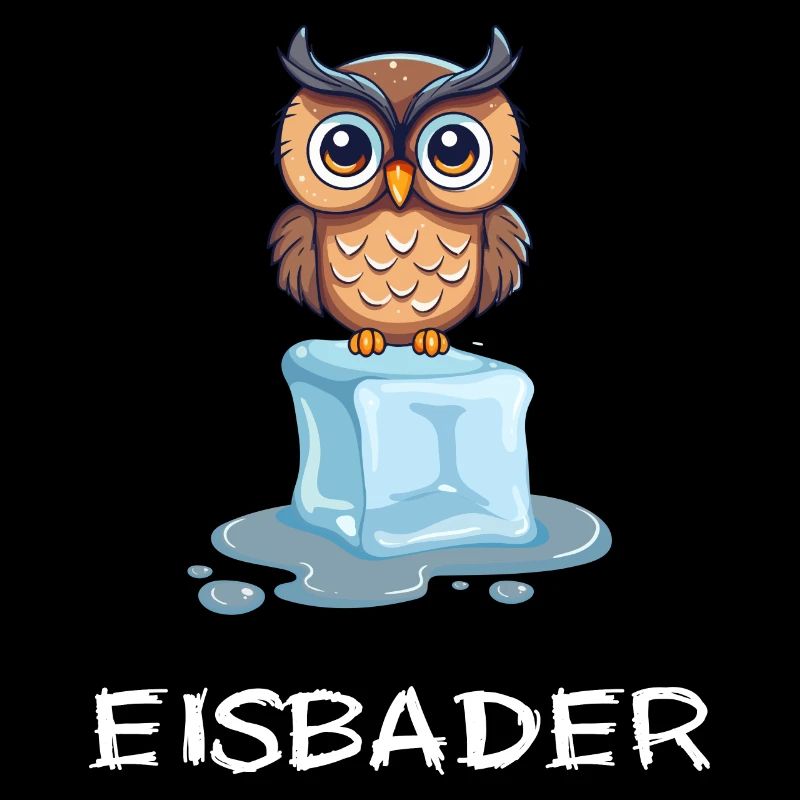 Eisbader Winterschwimmen Eule Winterbaden