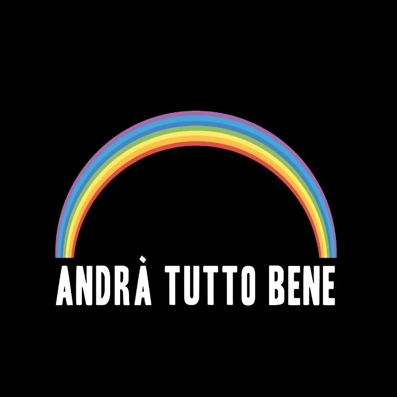 Andrà tutto bene Regenbogen alles wird gut