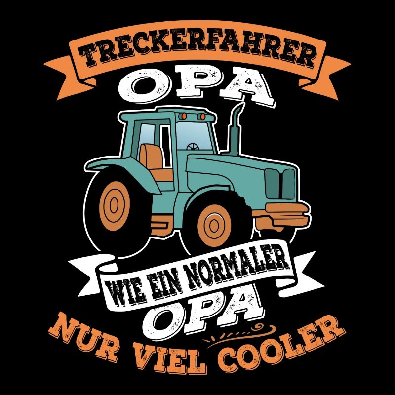 Treckerfahrer Opa Traktor Großvater Geschenkidee