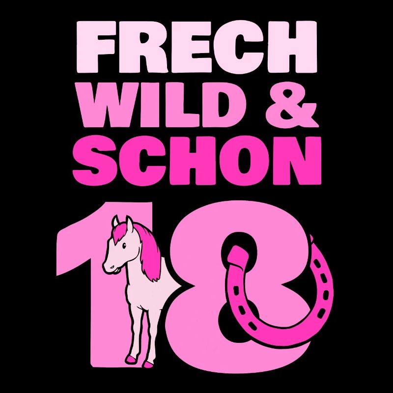 Geschenk 18 Jahre Geburtstag Mädchen Pferd