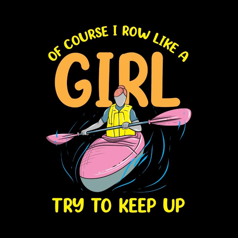 Drôle d’aviron comme une fille rameuse Coxswain