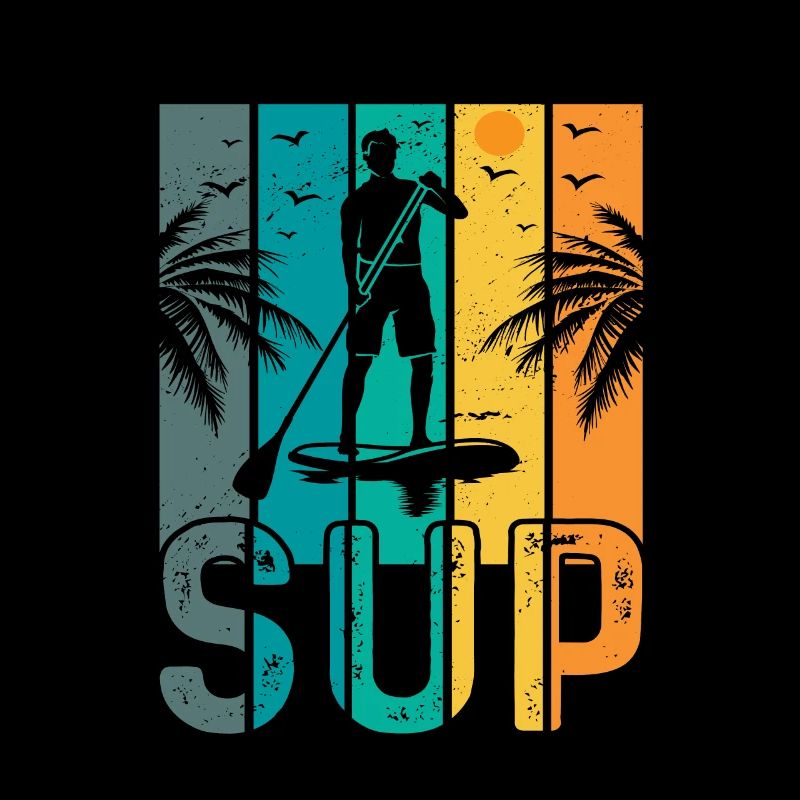 SUP Rétro Stand Up Paddle Boarding
