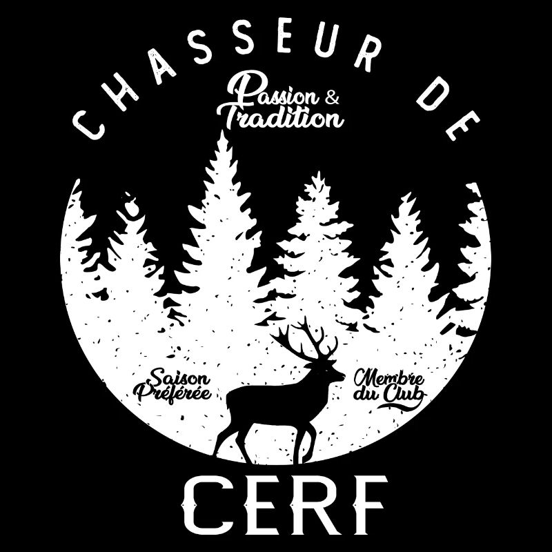 chasse chasseur de cerf cadeau cool papa papy