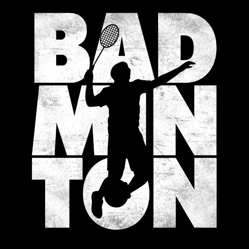 Federball Badmintonspieler Vintage Badminton