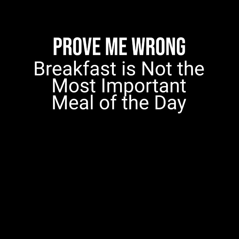 Breakfast myth? Rethinking Morning Meals
