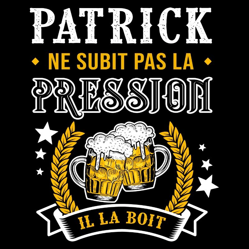 Patrick et bière patrick cadeau patrick fête