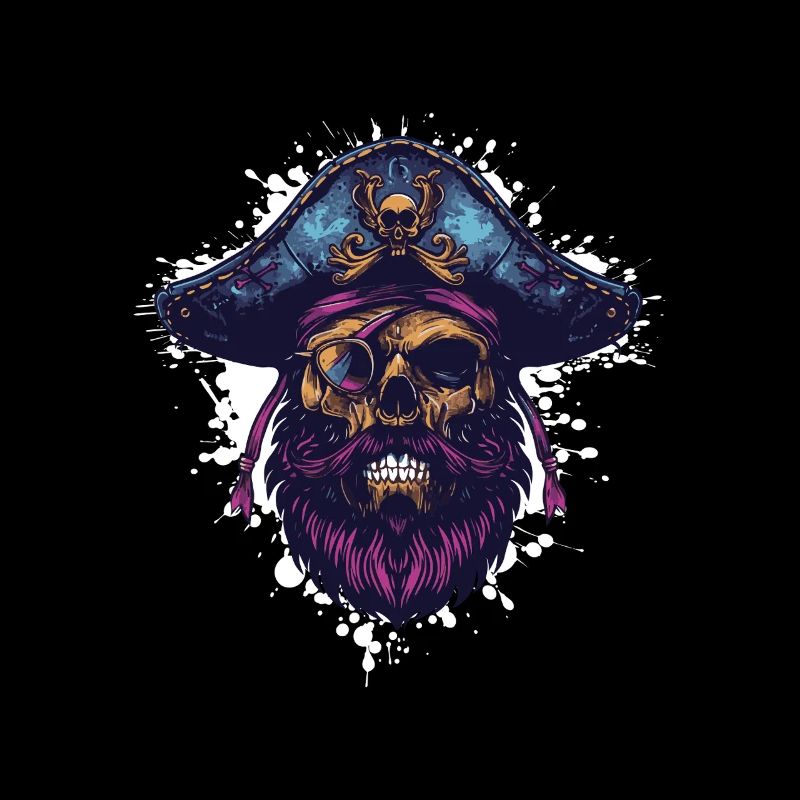 Capitaine Crâne de pirate