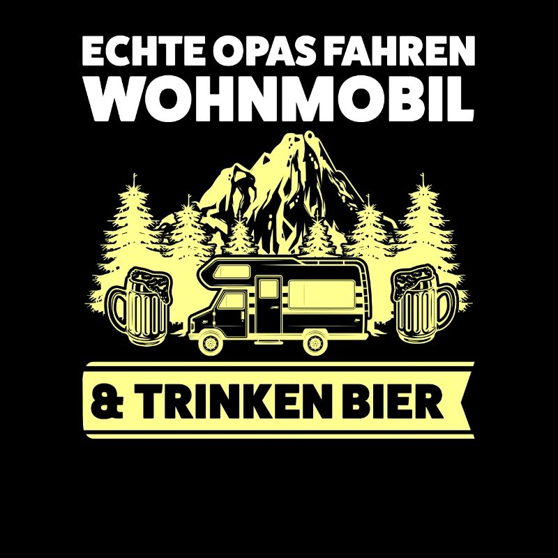 Camper Opa Camping Geschenk