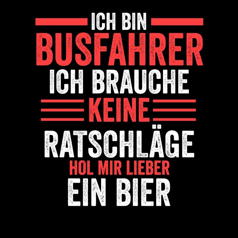 Busfahrer Bier Schulbus Geschenk