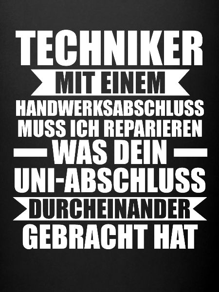 Techniker Beruf Beruf Geschenk