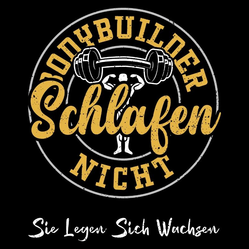 Bodybuilder Schlafen Nicht Sie L...