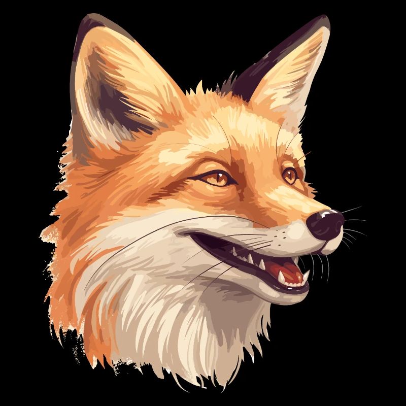 Fuchs Wald Kopf Tier Natur