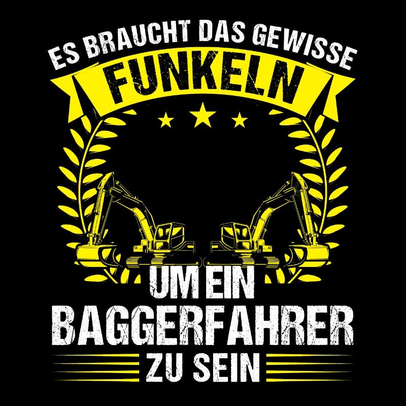 Baggerfahrer Beruf Bagger-Fahrer Geschenk