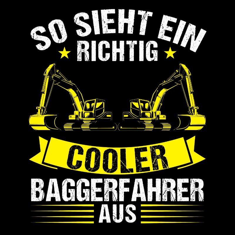 Baggerfahrer Beruf Lader Geschenk