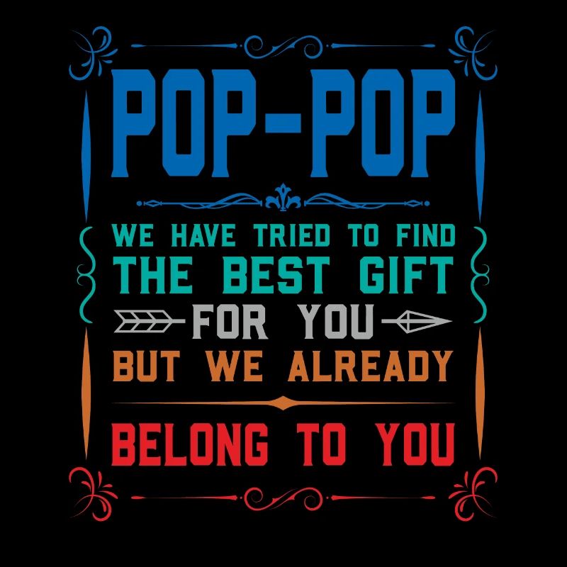 pop-pop Vatertag pop-pop Geschenk