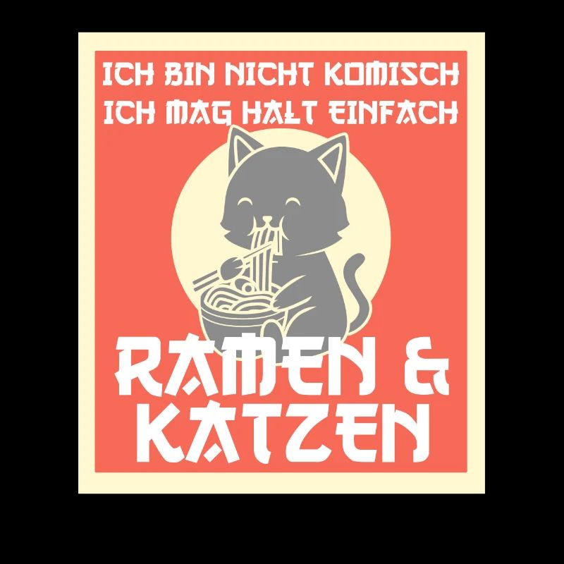 Ramen & Katzen Anime Kawaii Geschenk