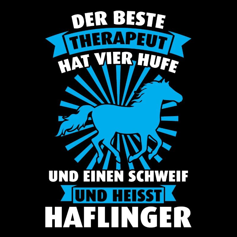 Haflinger Pferd Reiter Geschenk