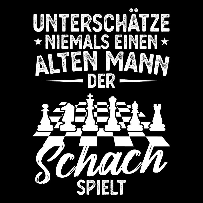 Schach Spieler Schachbrett Geschenk