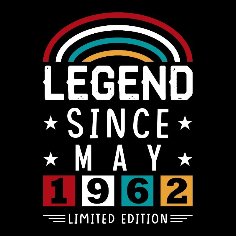 1962 Legend Since Geburtstag Geschenk Mai