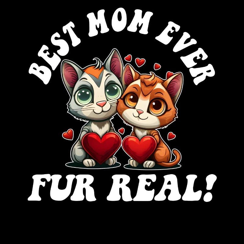 Muttertag mit Katzenfell Echt süßer Muttertag