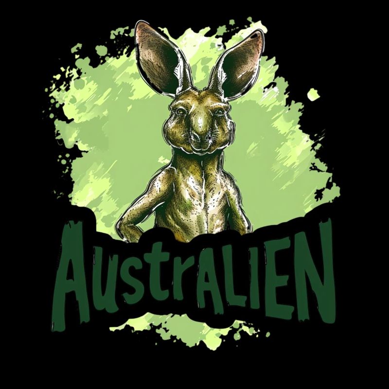 ausAustralia Roo Aussie Funny Australien Kangaroo