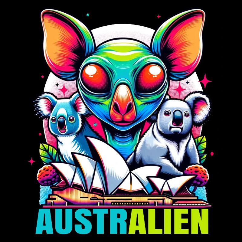 ausAustralia Roo Aussie Funny Australien Kangaroo
