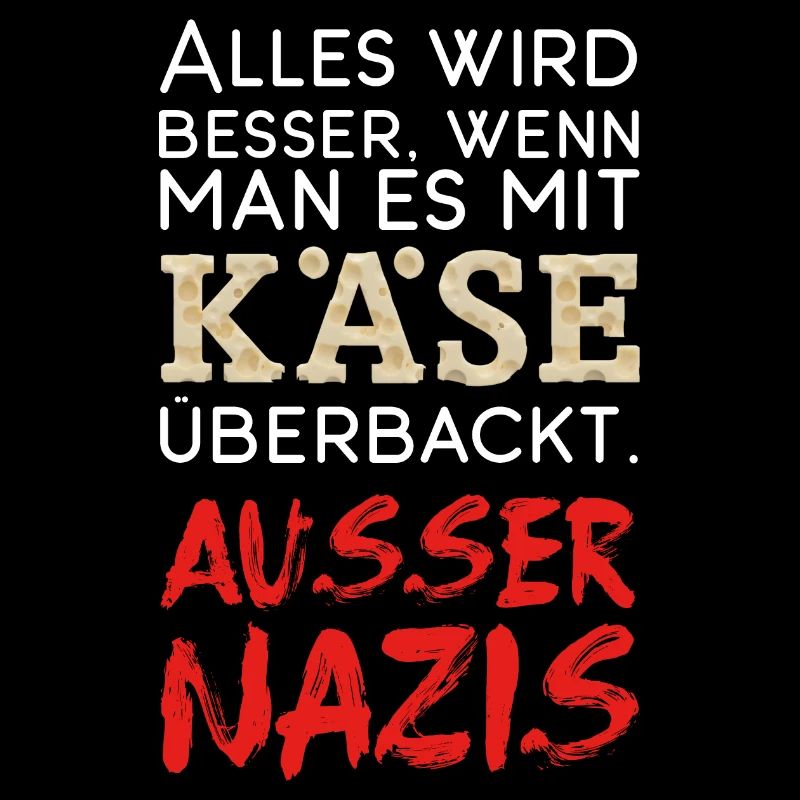 Mit Käse überbacken