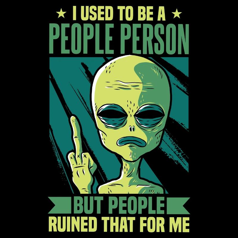 J’avais l’habitude d’être une personne humaine Extraterrestre introverti