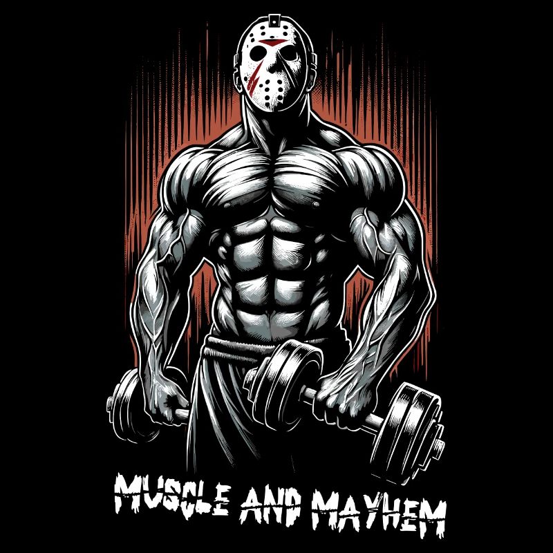 Muscle and Mayhem 80s Slasher Bodybuilding