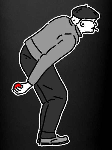 Petanque Player Right-Handed