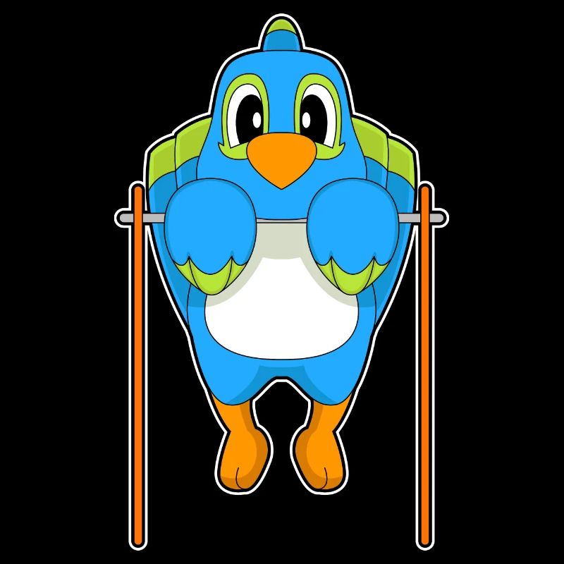 Parrot Bodybuilder Tractions Culturisme