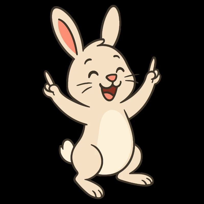 Cheerful Hoppy Bunny