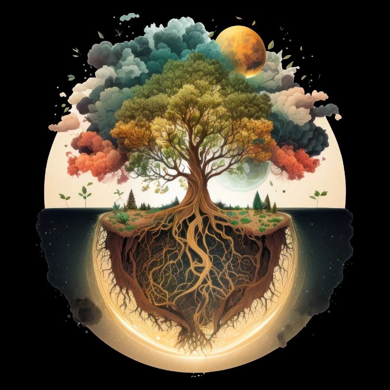 Yggdrasil - L’arbre de vie flottant dans l’espace