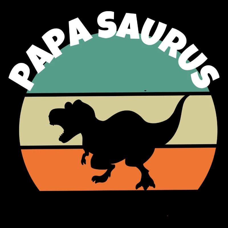 Papasaurus Dino Papa Father's Day Gift Dinosaur