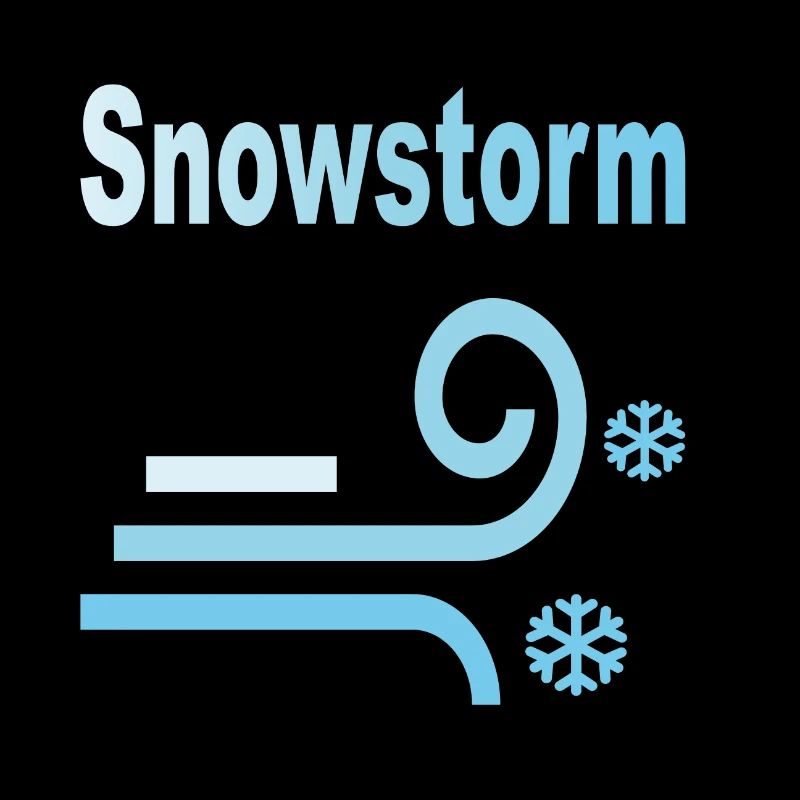 Tempête de neige - Schneesturm