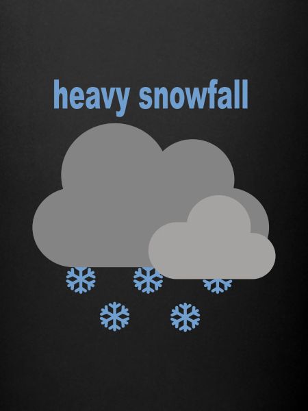 heavy snowfall