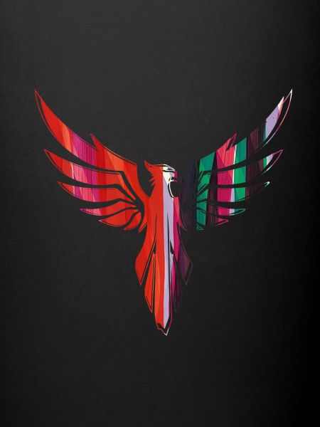 Phoenix,bird,graffiti,painting,blue
