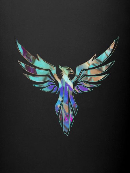 Phoenix,bird,graffiti,painting,blue
