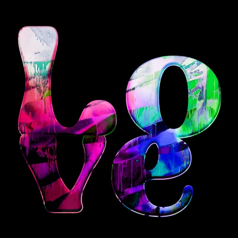 Graffiti,amour,schrift,chrome,bunt,liebe,bunt
