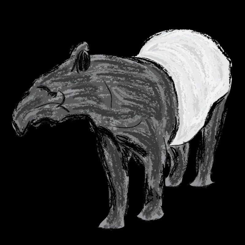 Schabrackentapir / Malayan Tapir I