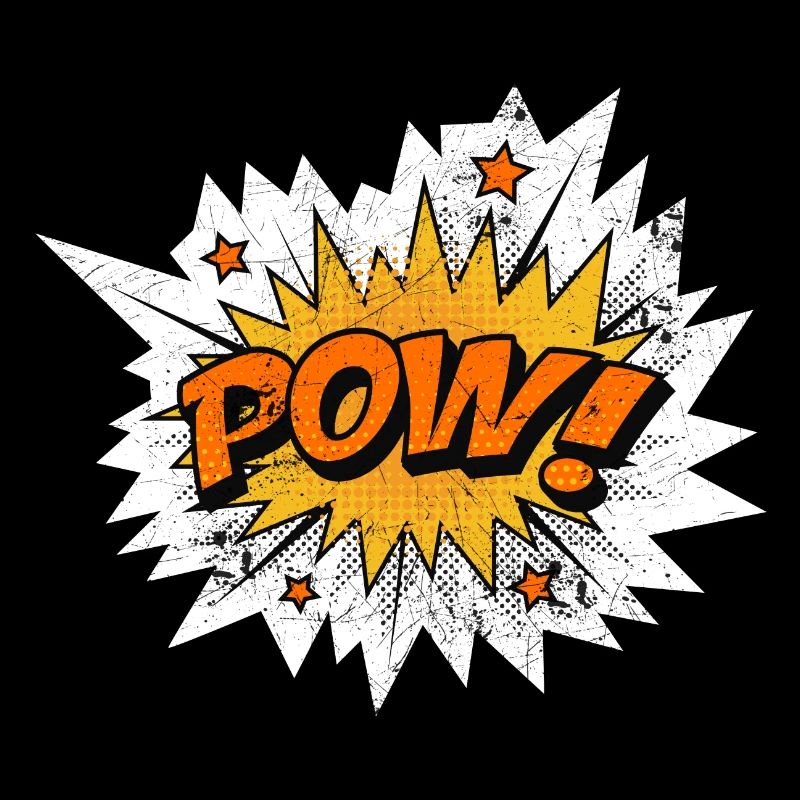 POW COMIC COMICSTYLE CARTOON POOW COMICS WORDS