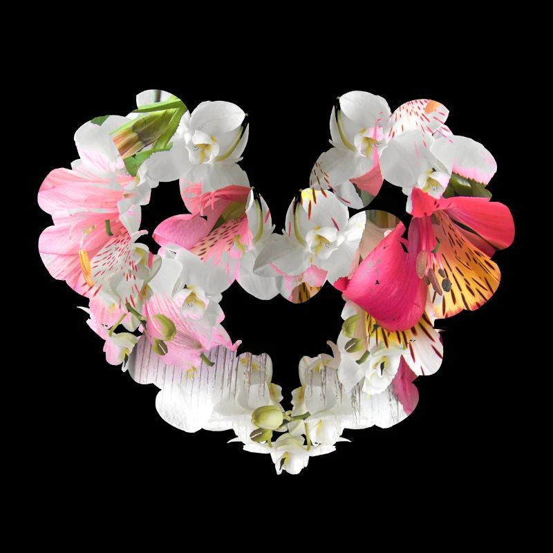 Orchidée,Fleurs,Cœur de fleur,Coeur