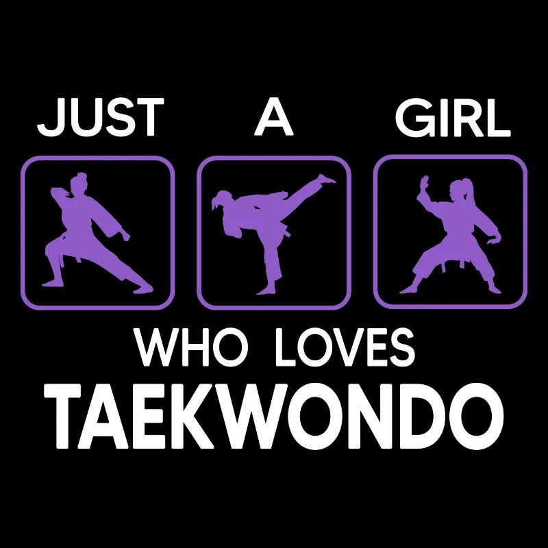 Taekwondo kamppailulajit Allkampf TKD Taekwondo-tyttö