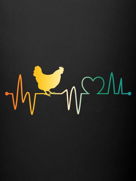 Chickens heartbeat hen