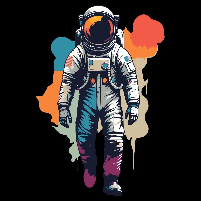 Astronaute - Illustration Vintage