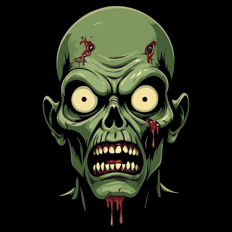 Zombie Comic Illustration